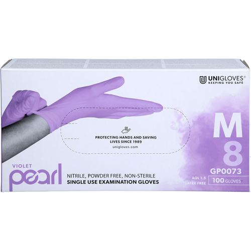 Einmalhandschuh Nitril Violett M 100 St Param bei onfy.de kaufen 18152437