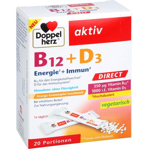 Doppelherz B12 + D3 Direct 20 St Queisser Pharma bei onfy.de kaufen 18302285