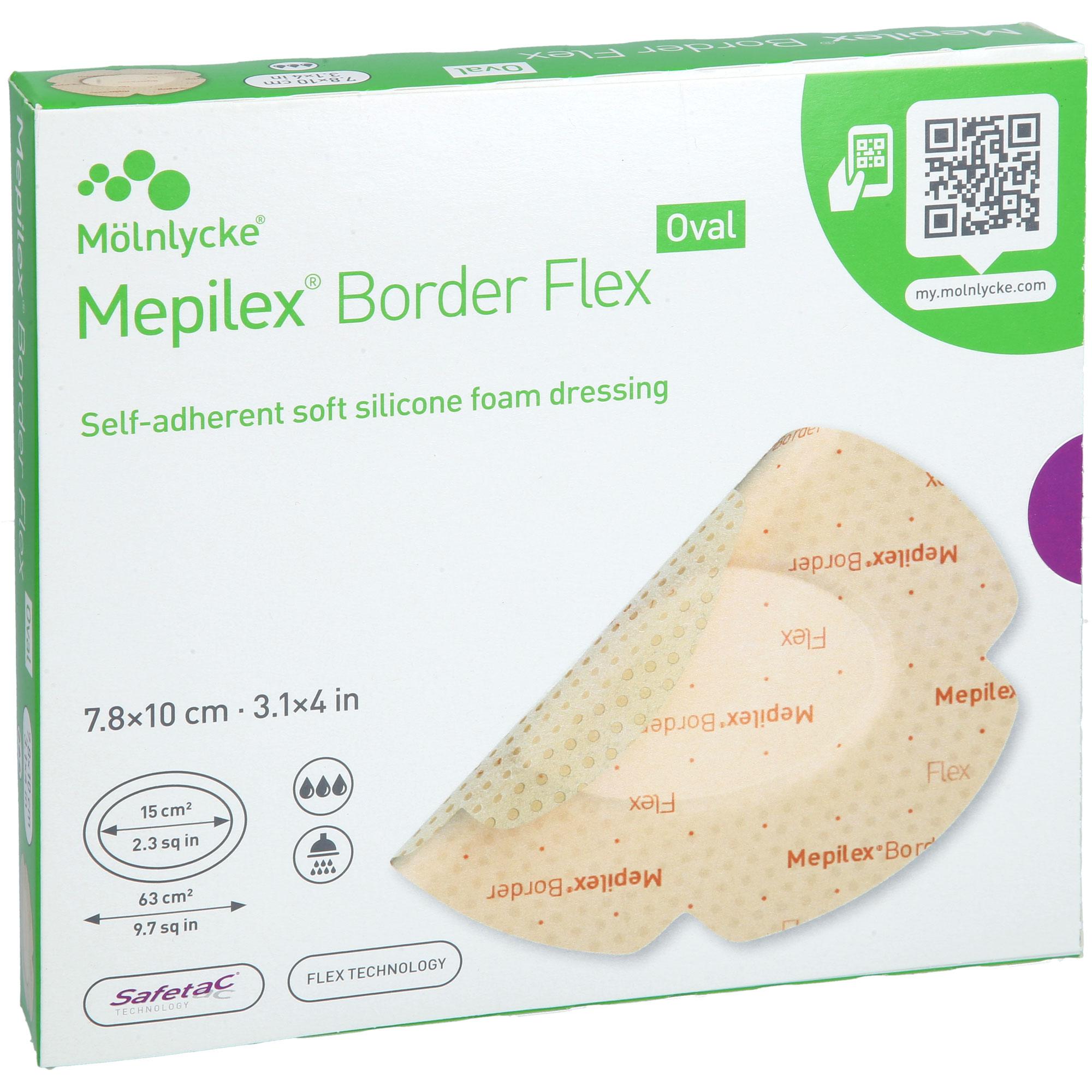 Mepilex Border Flex Schaumverb.haft.7.8x10 cm Oval 5 St Crosp Medical bei onfy.de kaufen 19341519