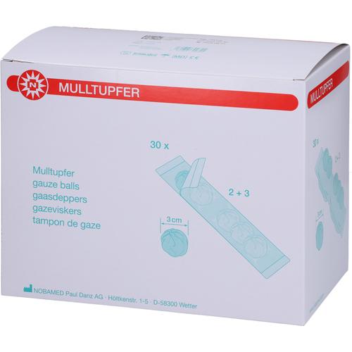 Mulltupfer-Steril D 3cm P2+3 2-Kammer-Set 30x5 St NOBAMED Paul Danz bei onfy.de kaufen 18307199
